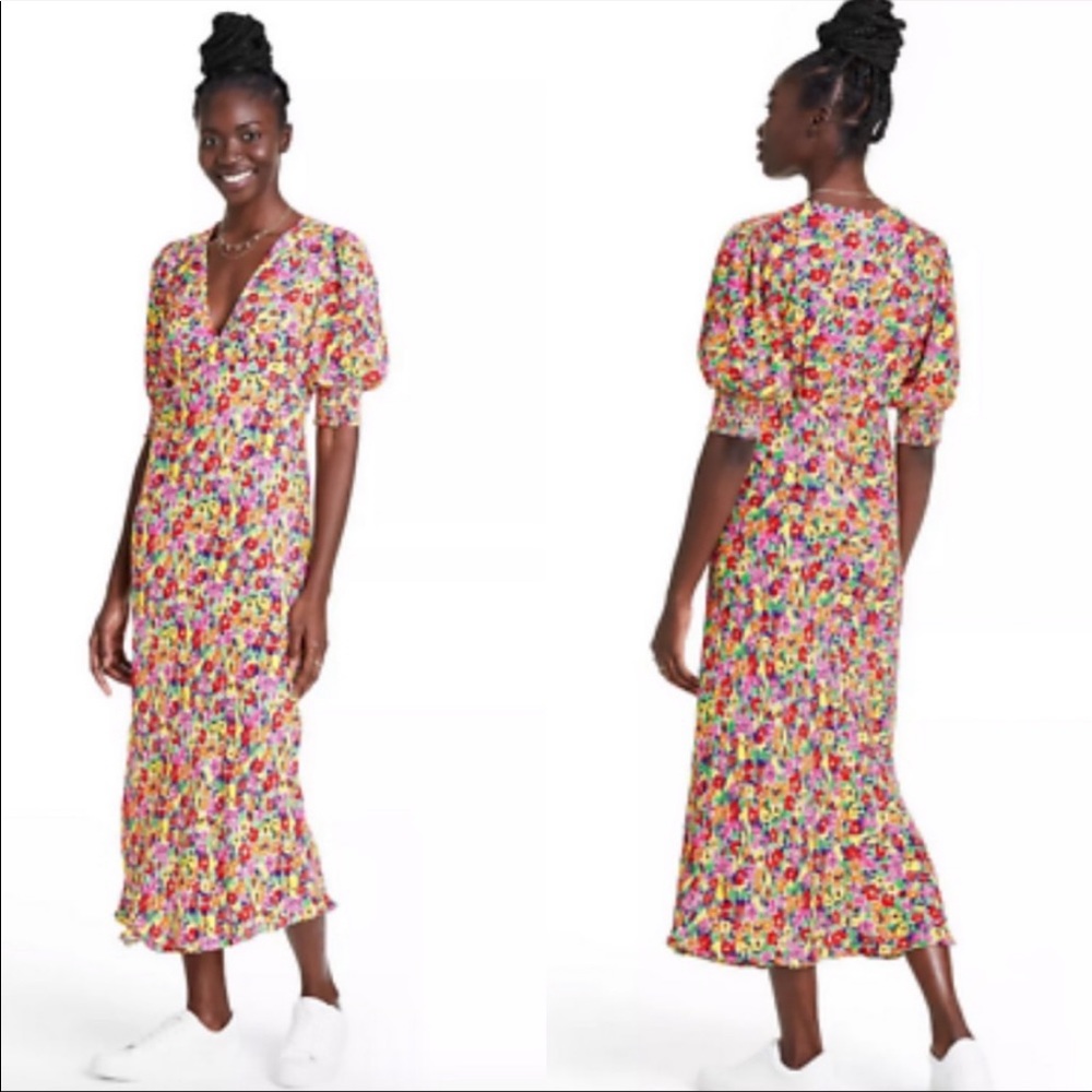 Rixo for Target Floral Puff Sleeve Dress - NWT - Size 6